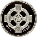 1 Pound (Celtic Cross of Northern Ireland - Silver Piefort edition)