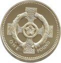 1 Pound (Celtic Cross of Northern Ireland)