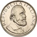 500 Lire (100th Death ann. of general Giuseppe Garibaldi)