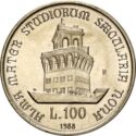100 Lire (900th Anniversary of University of Bologna)