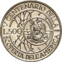 500 Lire (Discovery of America)