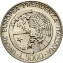 5,000 Lire (Italian Presidency of the European Union)