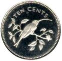 10 Cents (Avifauna of Belize - Long-tailed Hermit)