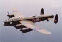 Avro Lancaster over Lake Erie