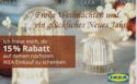 Frohe Weihnachten 15% Rabatt - IKEA