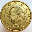50 Euro Cent (Albert II - 2nd map - 2nd type - 1st portrait