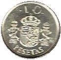 10 Pesetas (Silver edition)