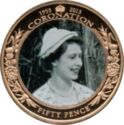 50 Pence (60. Anniversity of Coronation)