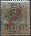 King Alfonso XIII overprinted "MARRUECOS"