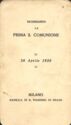 "Sacraments - First Communion", Milano, E.B. & C. Edoardo Berardi - Milano (IT), 600, 639