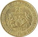 25 CFA Francs