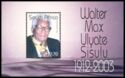 Death of Walter Max Ulyate Sisulu (1912-2003)
