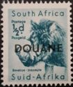 Overprint 'DOUANE'