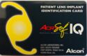 Acrysof Iq - Patient Lens Implant Id Card