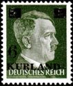 Overprint KURLAND Over Hitler