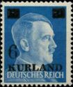 Overprint KURLAND Over Hitler