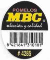 MBC pomelos selección y calidad #4285
