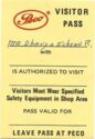 Visitor Pass at Peco