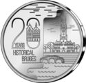 20 Euro (20 Years Historical city center Bruges world heritage)