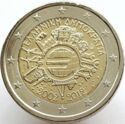 2 Euro (10 Years of Euro Banknotes and Coins)