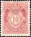 Posthorn - NORGE in Roman Capitals Facit