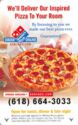 Domino's We'll deliver our inspired (618) 664-3033
