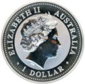 1 Dollar (Kookaburra. Centenary Sovereign Gold Privy Mark)