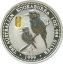 1 Dollar (Kookaburra. 16th Century Japanese oval Tempo Koban Kin Privy Mark)