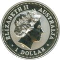 1 Dollar (Kookaburra. Millennium Calender Privy Mark October)