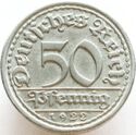 50 Pfennig (A, D, E, F, G, J)