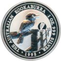1 Dollar (Kookaburra. Ireland Privy Mark)