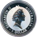 1 Dollar (Kookaburra. Ireland Privy Mark)