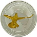 1 Dollar (Kookaburra. Gilded)