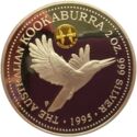 2 Dollars (Kookaburra. 50 Years beyond WW2 privy mark)