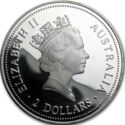 2 Dollars (Kookaburra. Johanna privy mark)