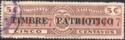 Sales Tax Stamp overprinted "TIMBRE PATRIOTICO"ww