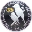 2 Dollars (Kookaburra. Sovereign 1887 privy mark)