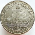 50 Cents / Half Dollar (Columbus Voyage 500th Anniversary)