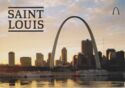 St. Louis. Sunset on Mississippi River