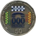50 Cents (50th Ann of the Triple Zero Code for Emergency)