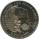 5 Dollars (50 years of the United Nations)