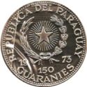 150 Guaranies (General Bernardino Caballero)