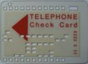 Telephone Check Card