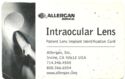 Allergan Surgical - Intraocular Lens