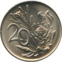 20 Cents (4th President B. J. "John" Vorster - Afrikaans - Eng.)
