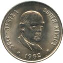 20 Cents (4th President B. J. "John" Vorster - Afrikaans - Eng.)
