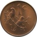1 Cent (Charles Swart; English Legend - SOUTH AFRICA)