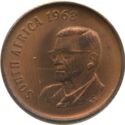 1 Cent (Charles Swart; English Legend - SOUTH AFRICA)