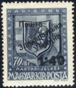 Hungary War Invalids Issue of 1943 Oveprinted & Surcharged
