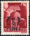Hungarian Stamps 1939-1944 Overprinted ČSP 1944